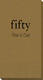 Big Number Fifty Guest Towels Image 1 of 2